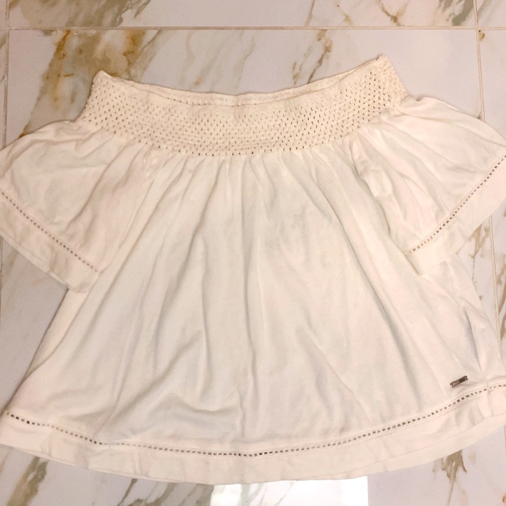 ROXY Beachy Off-Shoulder Top (SMALL)